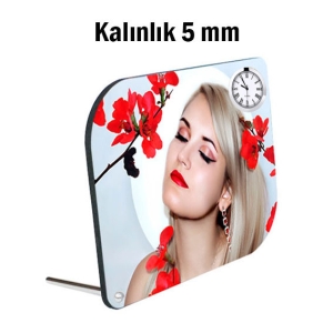 - Sublimasyon HDF Saat 19X14 cm  - Sublimasyon HDF Saat 19X14 cm