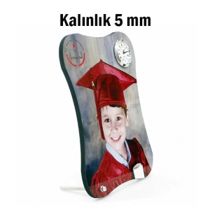 - Sublimasyon HDF Saat 19x14 cm  - Sublimasyon HDF Saat 19x14 cm