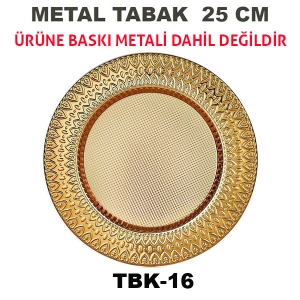 - Sublimasyon 25 cm Altın Metal Tabak - Ardiva (1)  - Sublimasyon 25 cm Altın Metal Tabak - Ardiva (1)