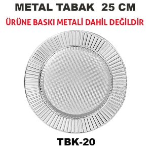 - Sublimasyon 25 cm Gümüş Metal Tabak - Güneş (1)  - Sublimasyon 25 cm Gümüş Metal Tabak - Güneş (1)