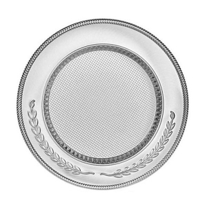 - Sublimasyon 25 cm Gümüş Metal Tabak - Başak  - Sublimasyon 25 cm Gümüş Metal Tabak - Başak