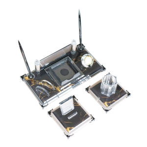  - Sublimasyon 3 lü Kristal Masa İsimliği 