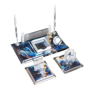  - Sublimasyon 3 lü Kristal Masa İsimliği 