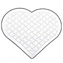 Sublimasyon A4 Kalp Puzzle 81 Parça - 4