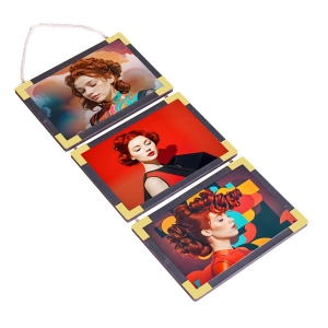 - Sublimasyon Ahşap 3 lü Ahşap İpli Çerçeve 10x15 cm   - Sublimasyon Ahşap 3 lü Ahşap İpli Çerçeve 10x15 cm