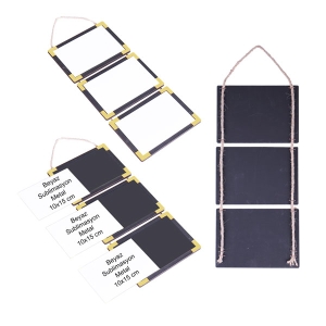 - Sublimasyon Ahşap 3 lü Ahşap İpli Çerçeve 10x15 cm (1)  - Sublimasyon Ahşap 3 lü Ahşap İpli Çerçeve 10x15 cm (1)