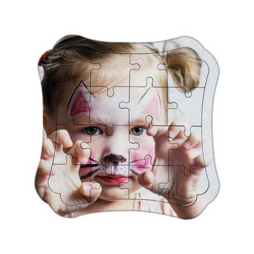- Sublimasyon Ahşap A3 Oval Kare Puzzle 16 parça  - Sublimasyon Ahşap A3 Oval Kare Puzzle 16 parça