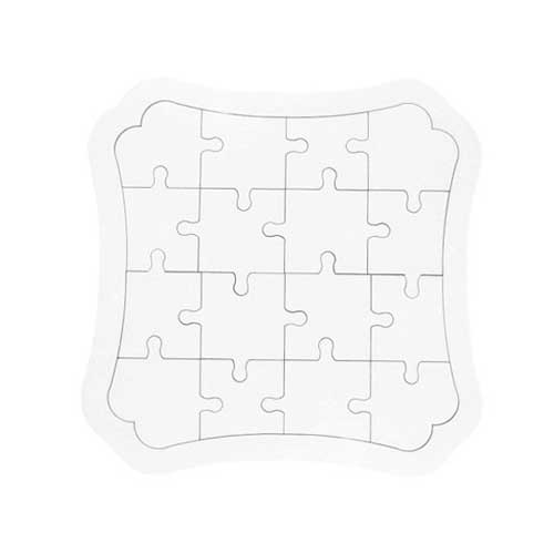 - Sublimasyon Ahşap A3 Oval Kare Puzzle 16 parça (1)  - Sublimasyon Ahşap A3 Oval Kare Puzzle 16 parça (1)