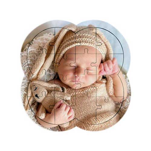 - Sublimasyon Ahşap A3 Yonca Puzzle 16 parça  - Sublimasyon Ahşap A3 Yonca Puzzle 16 parça