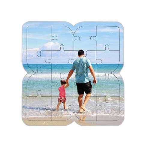 - Sublimasyon Ahşap A4 Çiçek Puzzle 16 parça  - Sublimasyon Ahşap A4 Çiçek Puzzle 16 parça
