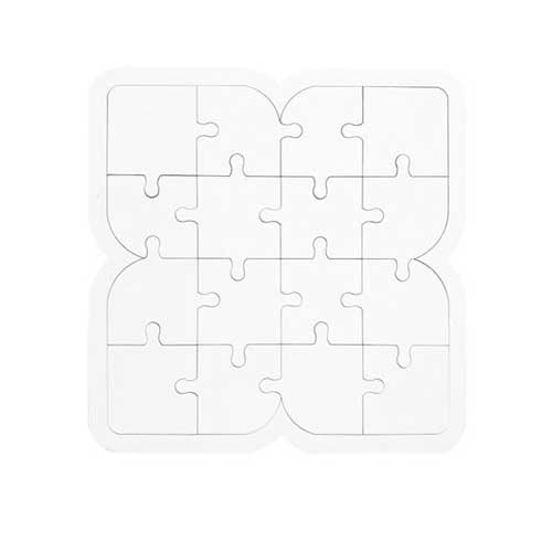- Sublimasyon Ahşap A4 Çiçek Puzzle 16 parça (1)  - Sublimasyon Ahşap A4 Çiçek Puzzle 16 parça (1)