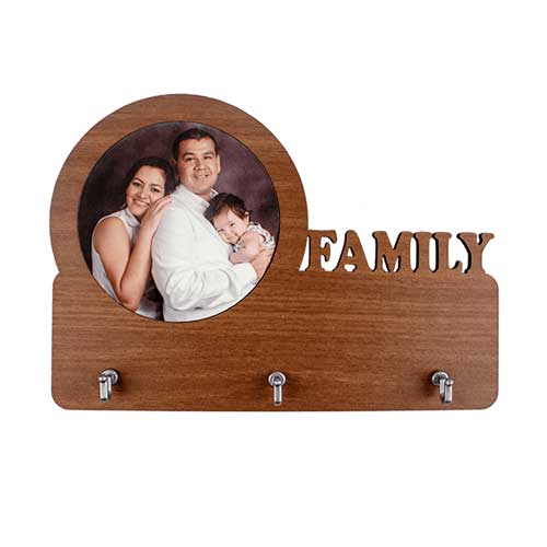- Sublimasyon Ahşap Anahtar Askılığı - Family  - Sublimasyon Ahşap Anahtar Askılığı - Family