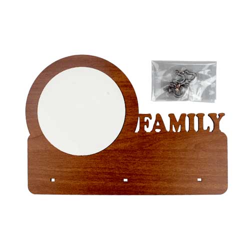 - Sublimasyon Ahşap Anahtar Askılığı - Family (1)  - Sublimasyon Ahşap Anahtar Askılığı - Family (1)