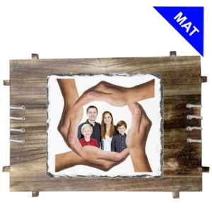 Sublimasyon Ahşap Çerçeveli Taş 26x29 cm - MAT - 3