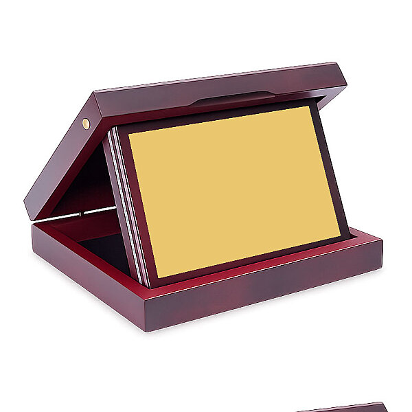 Sublimasyon Ahşap Kutulu Plaket 12x16 cm - Yatay - 1