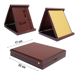 - Sublimasyon Ahşap Kutulu Plaket 15x20 cm - Dikey (1)  - Sublimasyon Ahşap Kutulu Plaket 15x20 cm - Dikey (1)