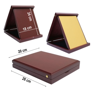 - Sublimasyon Ahşap Kutulu Plaket 18x24 cm - Dikey (1)  - Sublimasyon Ahşap Kutulu Plaket 18x24 cm - Dikey (1)