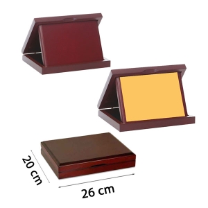 - Sublimasyon Ahşap Kutulu Plaket 18x24 cm - Yatay (1)  - Sublimasyon Ahşap Kutulu Plaket 18x24 cm - Yatay (1)