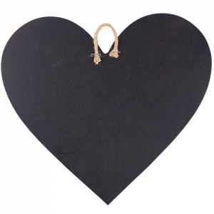 Sublimasyon Ahşap Siyah Kalp Çerçeve 25x26 cm - 4