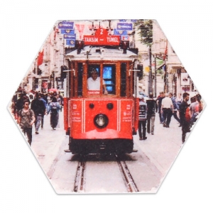 - Sublimasyon Altıgen Taş Magnet 4,8x5,5 cm (1)  - Sublimasyon Altıgen Taş Magnet 4,8x5,5 cm (1)