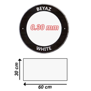 - Sublimasyon Beyaz Metal 30x60 cm - 0,30 mm  - Sublimasyon Beyaz Metal 30x60 cm - 0,30 mm