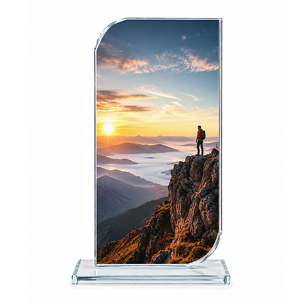Sublimasyon Beyaz Kristal Plaket  1004 - 3