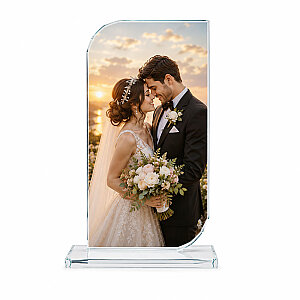 Sublimasyon Beyaz Kristal Plaket 1004 (1)