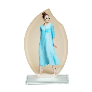 - Sublimasyon Beyaz Kristal Plaket 1007  - Sublimasyon Beyaz Kristal Plaket 1007