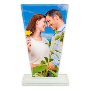  - Sublimasyon Beyaz Kristal Plaket 1016