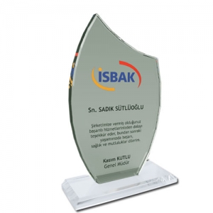 - Sublimasyon Beyaz Kristal Plaket 1050  - Sublimasyon Beyaz Kristal Plaket 1050