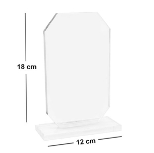 Sublimasyon Beyaz Kristal Plaket 1053 - 4