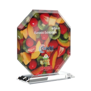  - Sublimasyon Beyaz Kristal Plaket (1)