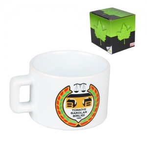 Sublimasyon Beyaz Seramik  Lüks Fincan - Kutulu - 3