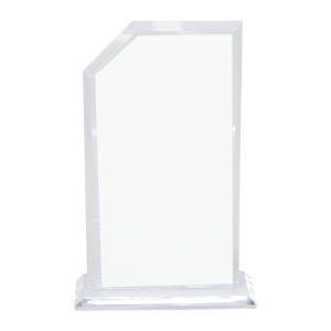  - Sublimasyon Beyaz Metalli Kristal Plaket 304