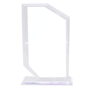  - Sublimasyon Beyaz Metalli Kristal Plaket 313