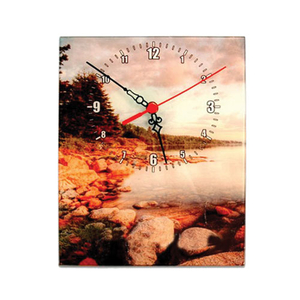 - Sublimasyon Cam Saat 20x27 cm  - Sublimasyon Cam Saat 20x27 cm