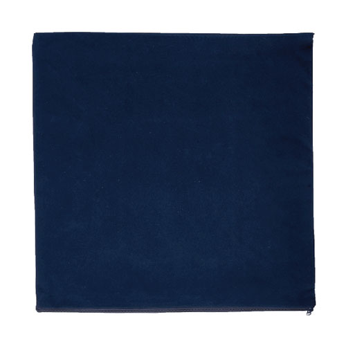 Sublimasyon Çiçek Desenli Yastık - Lacivert - 3