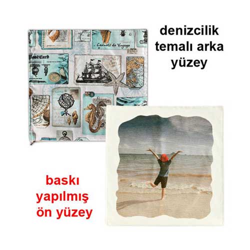 - Sublimasyon Deniz Yıldızı Figürlü Yastık (1)  - Sublimasyon Deniz Yıldızı Figürlü Yastık (1)
