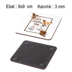 - Sublimasyon Eko. MDF Bardak Altlığı 3 mm - Kare (1)  - Sublimasyon Eko. MDF Bardak Altlığı 3 mm - Kare (1)