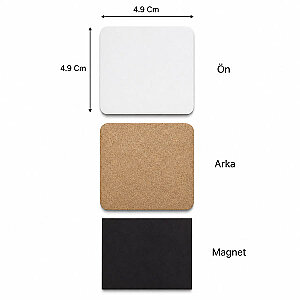 Sublimasyon Eko. MDF Magnet 5x5 cm (1)