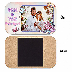 Sublimasyon Eko. MDF Magnet 5x8 cm
