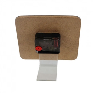 Sublimasyon Eko.MDF Kare Masa Saati 14 cm - 3