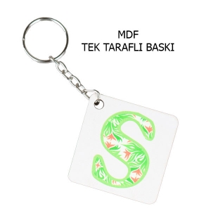 - Sublimasyon Eko.MDF Tek Taraflı Anahtarlık - Kare  - Sublimasyon Eko.MDF Tek Taraflı Anahtarlık - Kare