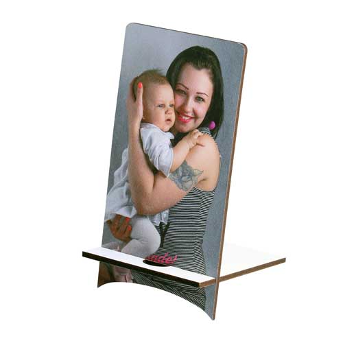 - Sublimasyon Eko.MDF Telefon Standı  - Sublimasyon Eko.MDF Telefon Standı