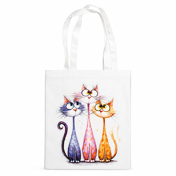 Sublimasyon Ekonomik Bez Çanta 30x35 cm - Çift Taraflı Baskı - 1