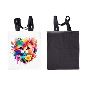 - Sublimasyon Ekonomik Siyah Çanta 35x40 cm - Tek Taraflı Baskı (1)  - Sublimasyon Ekonomik Siyah Çanta 35x40 cm - Tek Taraflı Baskı (1)