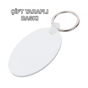 - Sublimasyon FRP Oval Anahtarlık  - Sublimasyon FRP Oval Anahtarlık