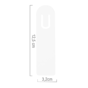  - Sublimasyon Geçmeli Beyaz Metal Kitap Ayracı - Tek Taraflı (1)