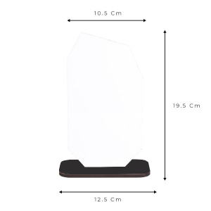 Sublimasyon HDF Ahşap Ödül Plaketi 10x18 cm - 3