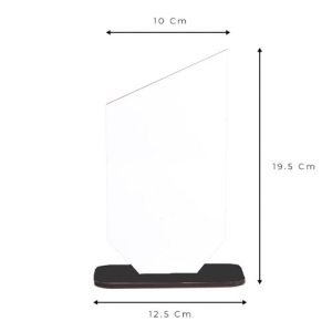 Sublimasyon HDF Ahşap Ödül Plaketi 10x19 cm - 3